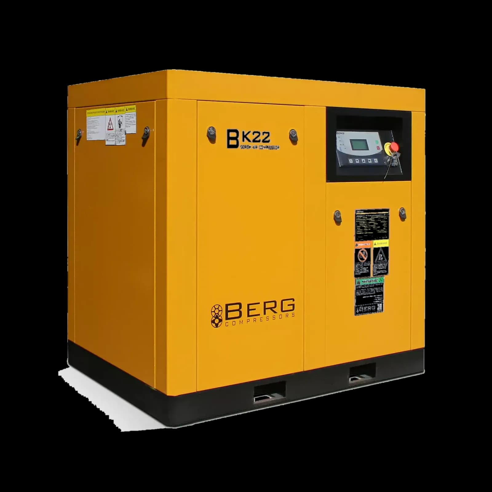 Винтовой компрессор BERG ВК-22, 7 бар, с преобразователем (7 бар, IP 55, С преобразователем) — фото 4