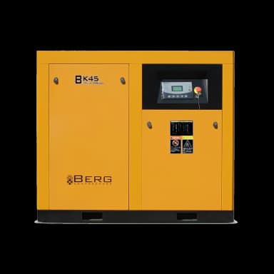 Винтовой компрессор BERG ВК-45, 7 бар, с преобразователем (7 бар, IP 23, С преобразователем) — фото 2