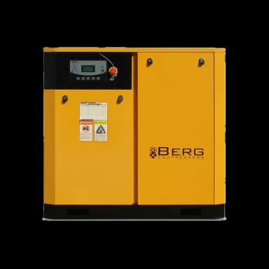 Винтовой компрессор BERG ВК-37Р, 16 бар, с преобразователем (16 бар, IP 55, С преобразователем) — фото 1