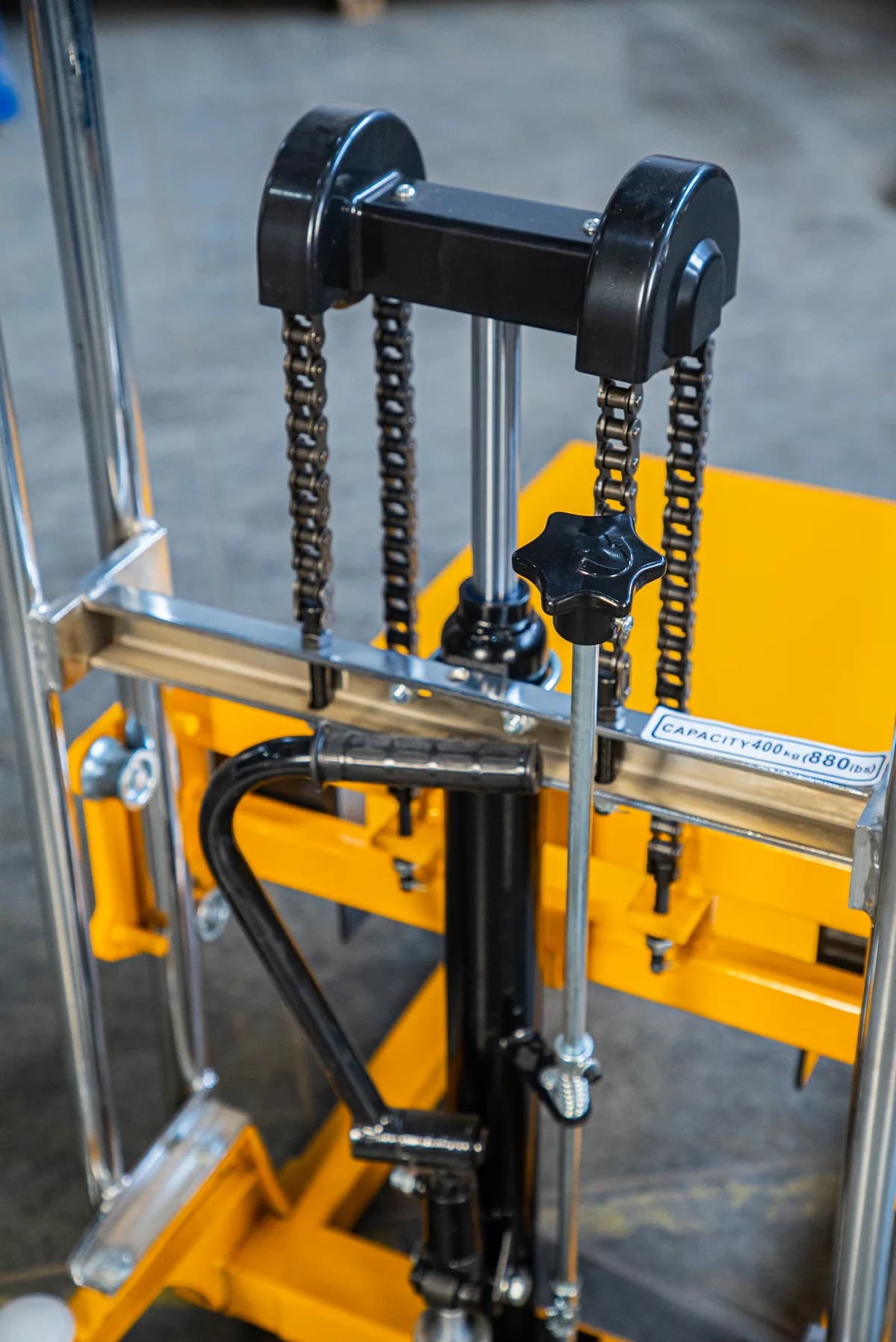 Штабелер гидравлический 0,4 т 1,1 м TOR PJ4110 облегченный — фото 5