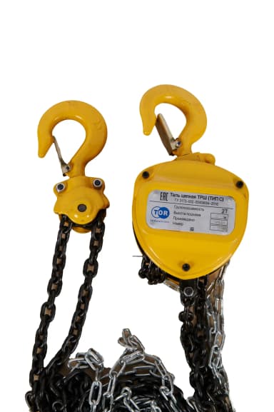 Таль ручная шестеренная TOR ТРШ C 2,0ТХ6М — фото 5